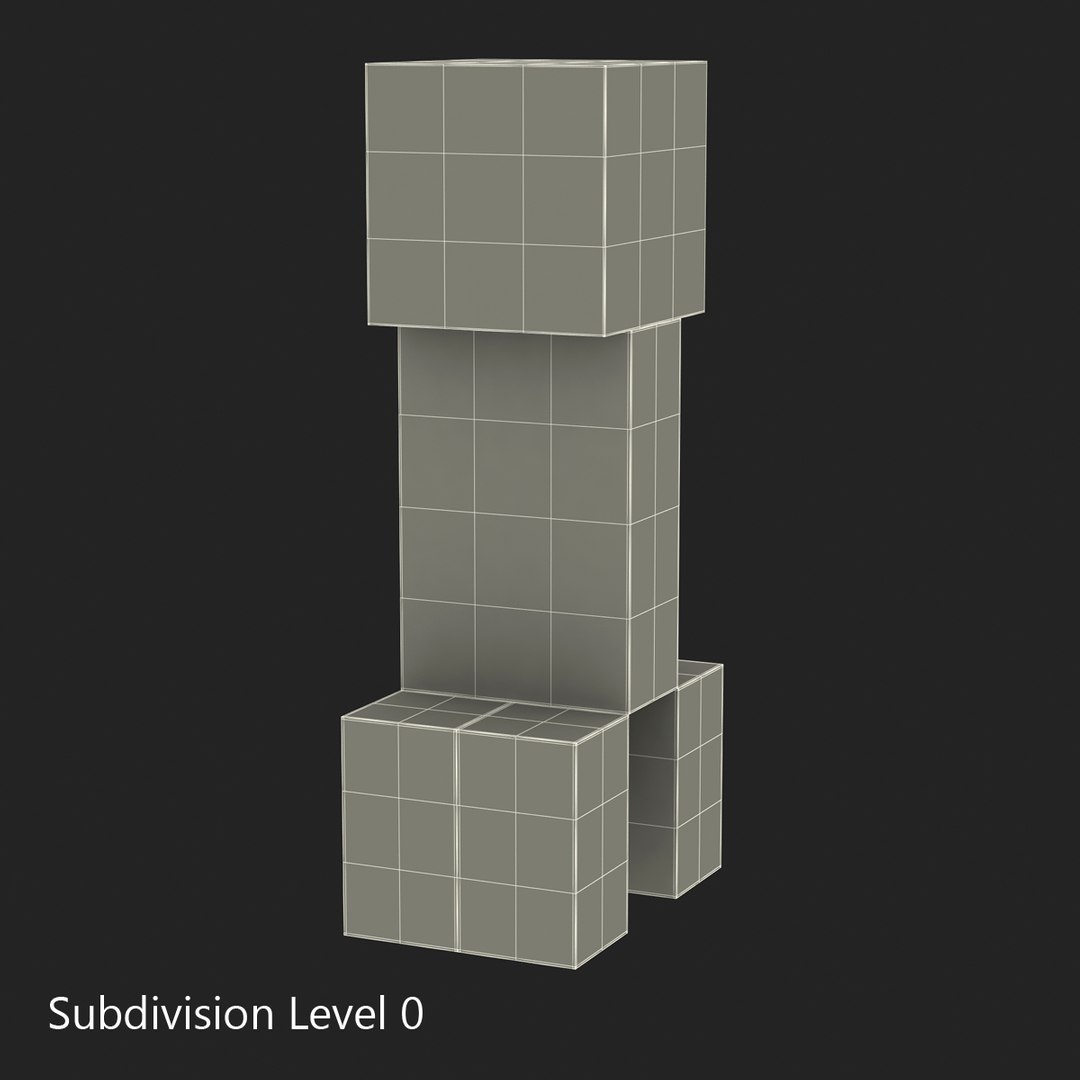 3d Minecraft Creeper