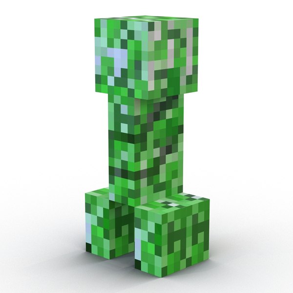 3d minecraft creeper