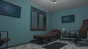 Psychologist's office - interior and props
