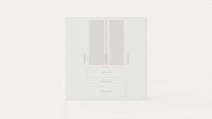 Escaldes Wardrobe 196 Cm White