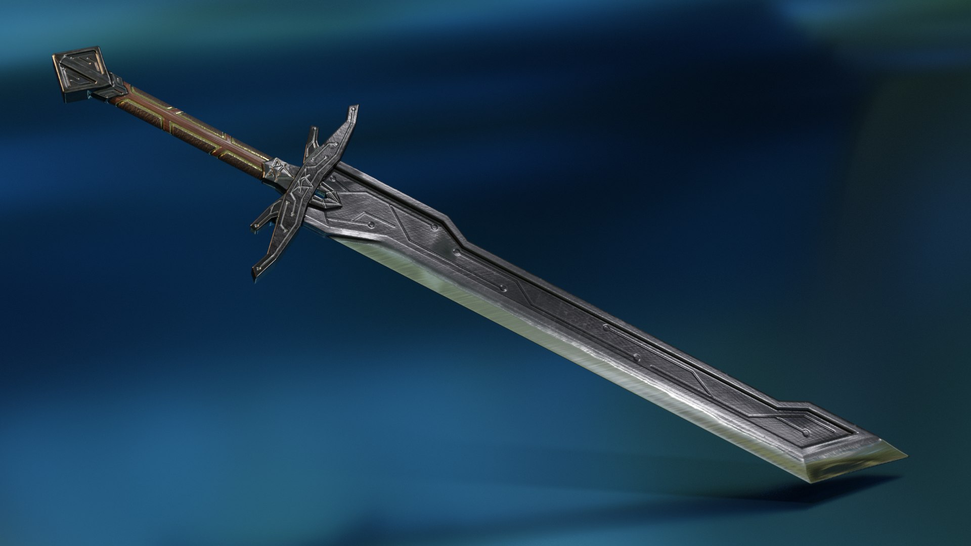 Free 3D Sword Two-Hander - TurboSquid 1734072