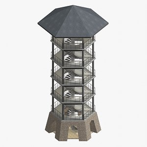 3D model Tropical pavilion 26A58