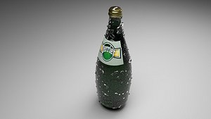 Perrier Water Bottle 3D model