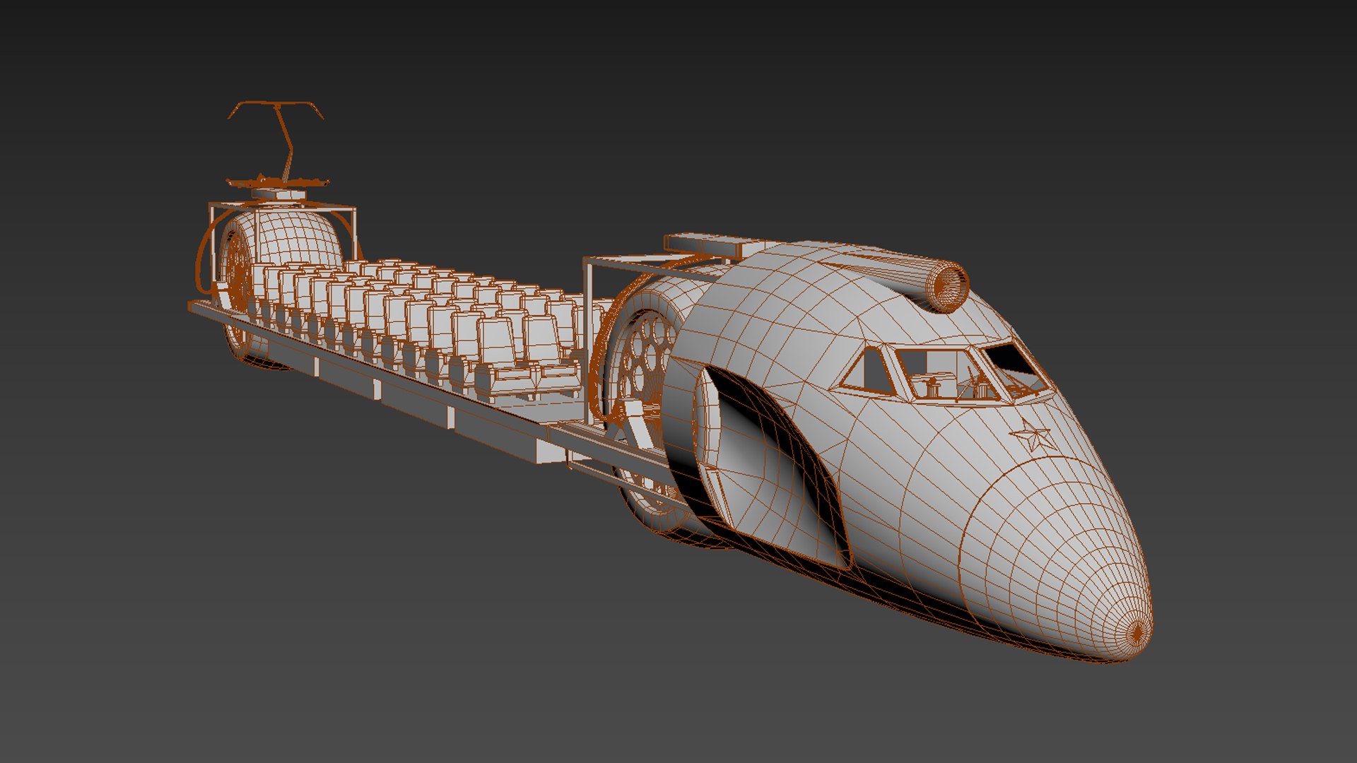 3D Ball Train Of Yarmolchuk SHELT - TurboSquid 2001844