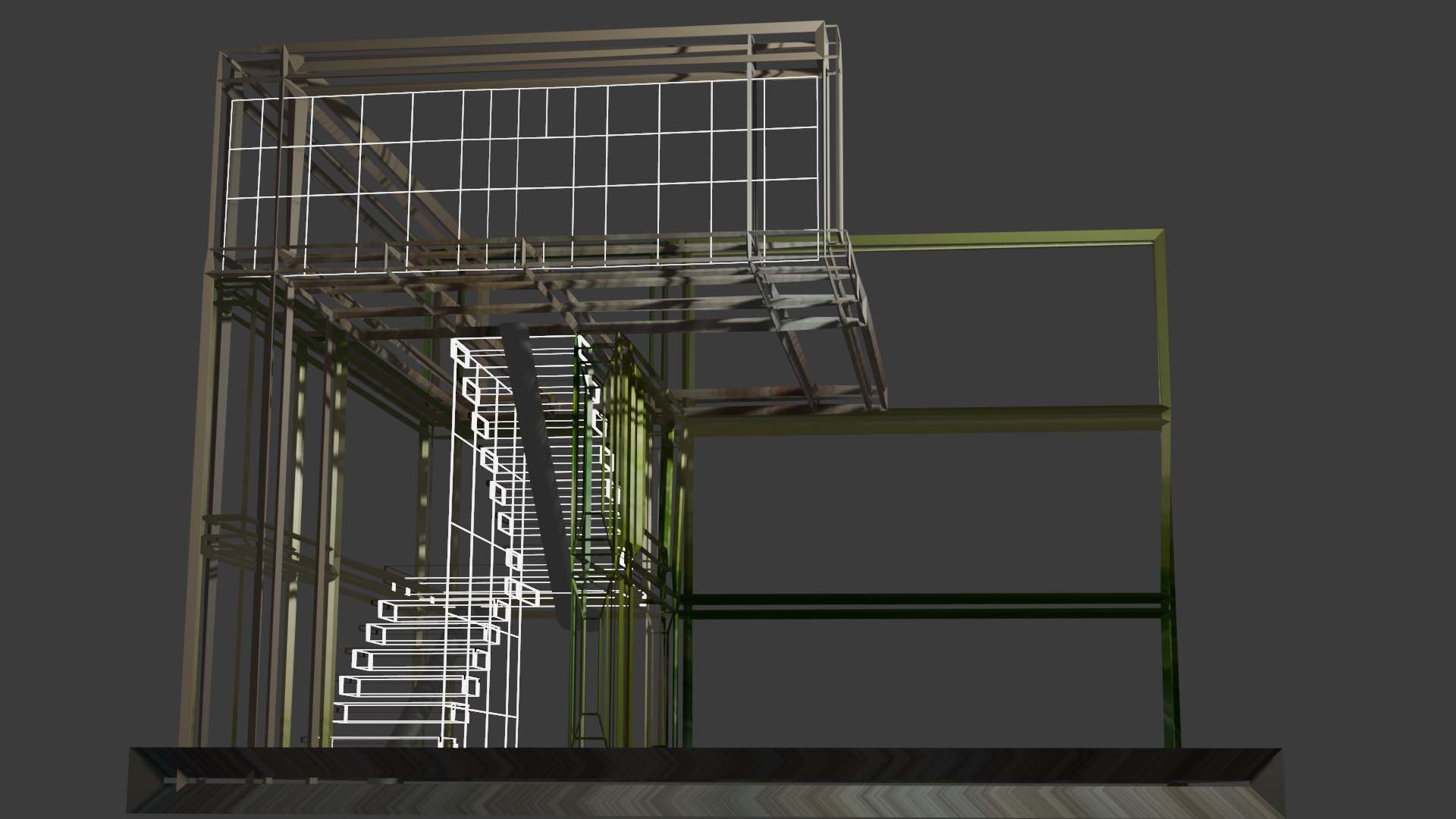 Minimalis Stairs Model - TurboSquid 2248363