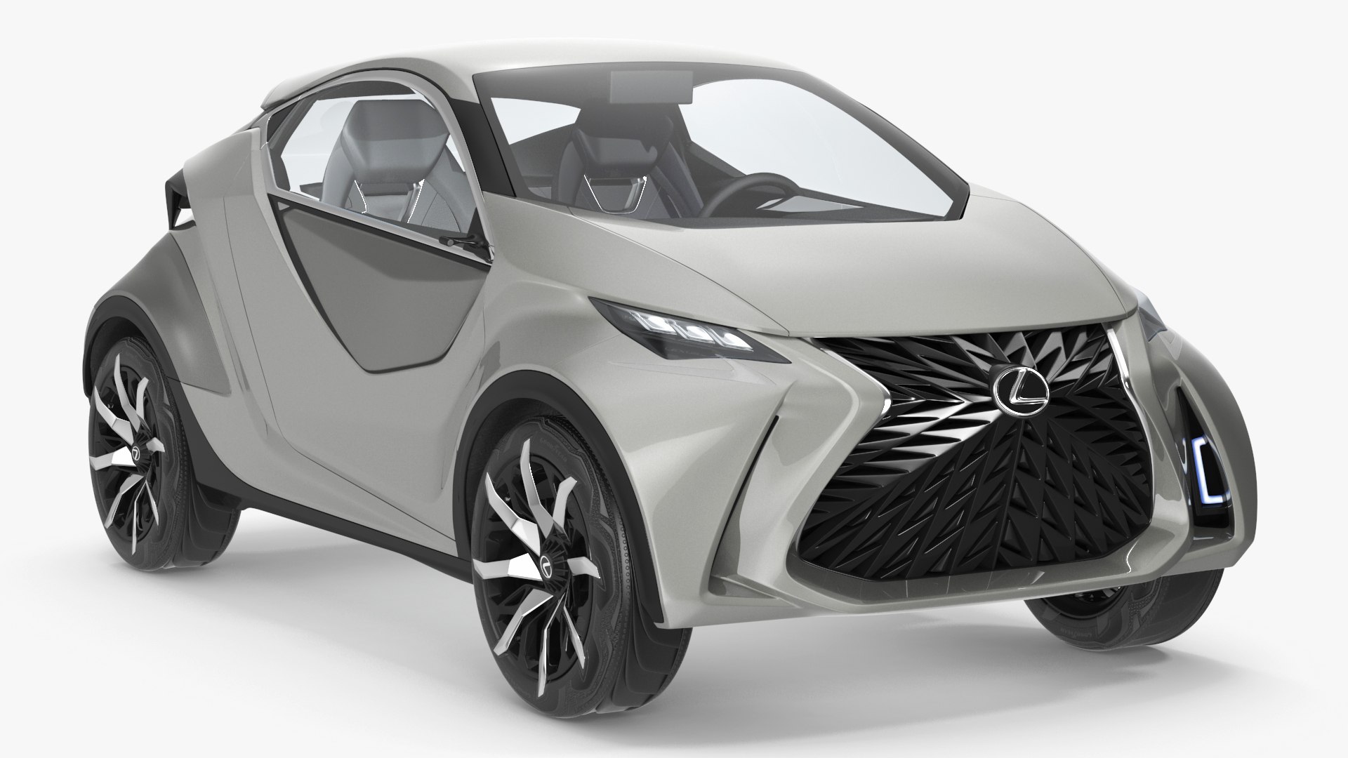 Concept Car Lexus LF-SA Simple Interior 3D model preview