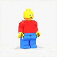 Lego Man PBR rigeed