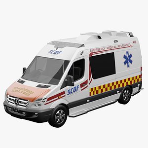 SCDF Mercedes-Benz Sprinter Emergency Ambulance