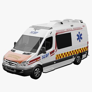 SCDF Mercedes-Benz Sprinter Emergency Ambulance