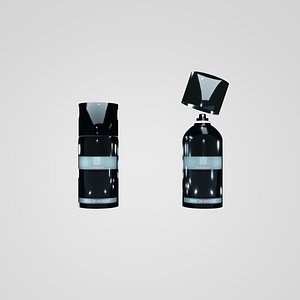 Givenchy Spray Deodorant with Glass Textures 3D model