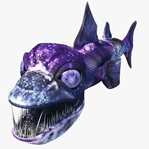 prehistory ugly fish monster model