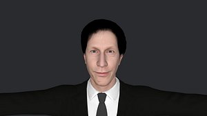 Tim Blake Nelson Hyper Realistic Full Body Fully Rigged 3D Character