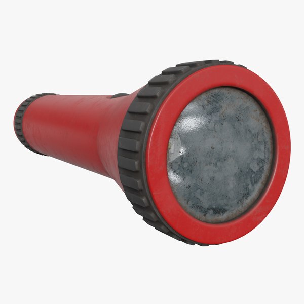 old flashlight 3D