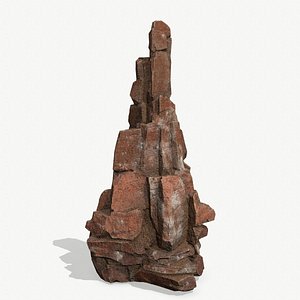 3D Short Flat Rocks - TurboSquid 1909649