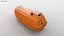 3D Lifeboat Marine Rescue Vessel model
