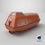 3D Lifeboat Marine Rescue Vessel model