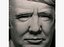 Bajorrelieve con el retrato de Trump para impresora 3D