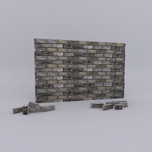 lead bricks radiation shielding 3D model