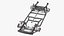 Vehicle Chassis with Independent Suspension System