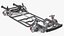 Vehicle Chassis with Independent Suspension System