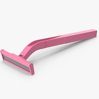 Pink Disposable Razor
