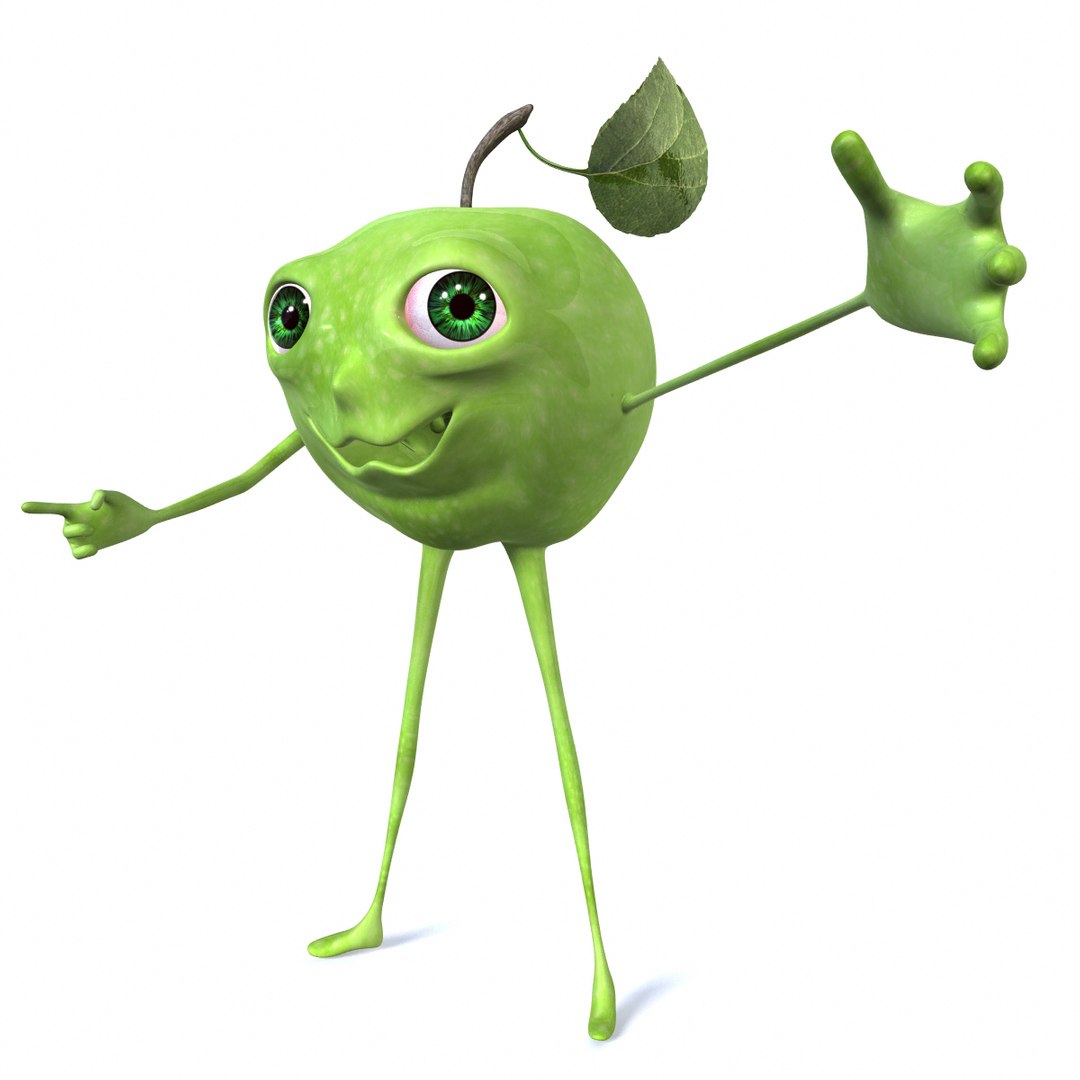 cartoon character apple obj https://p.turbosquid.com/ts-thumb/Sq/2kcrrN/N4gZcHbx/green_apple4/jpg/1443906757/1920x1080/fit_q87/cfbcd5f42a0274c43aa3b63ca95012506cb8fab3/green_apple4.jpg