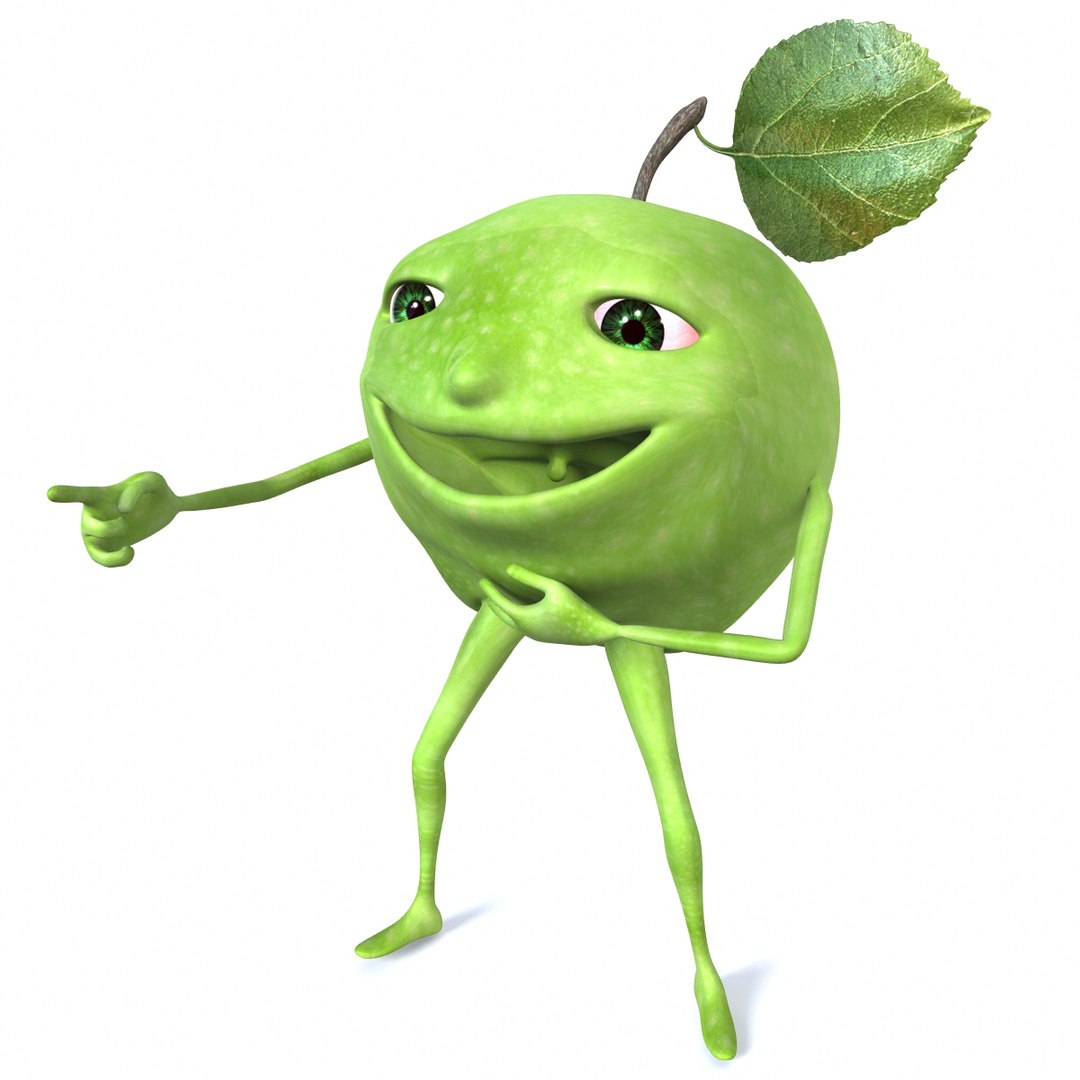 cartoon character apple obj https://p.turbosquid.com/ts-thumb/Sq/2kcrrN/ZSxwkisz/green_apple7/jpg/1443906757/1920x1080/fit_q87/2bf0f7a00ea0b1f8f2f7055e71916b43b9f495bb/green_apple7.jpg