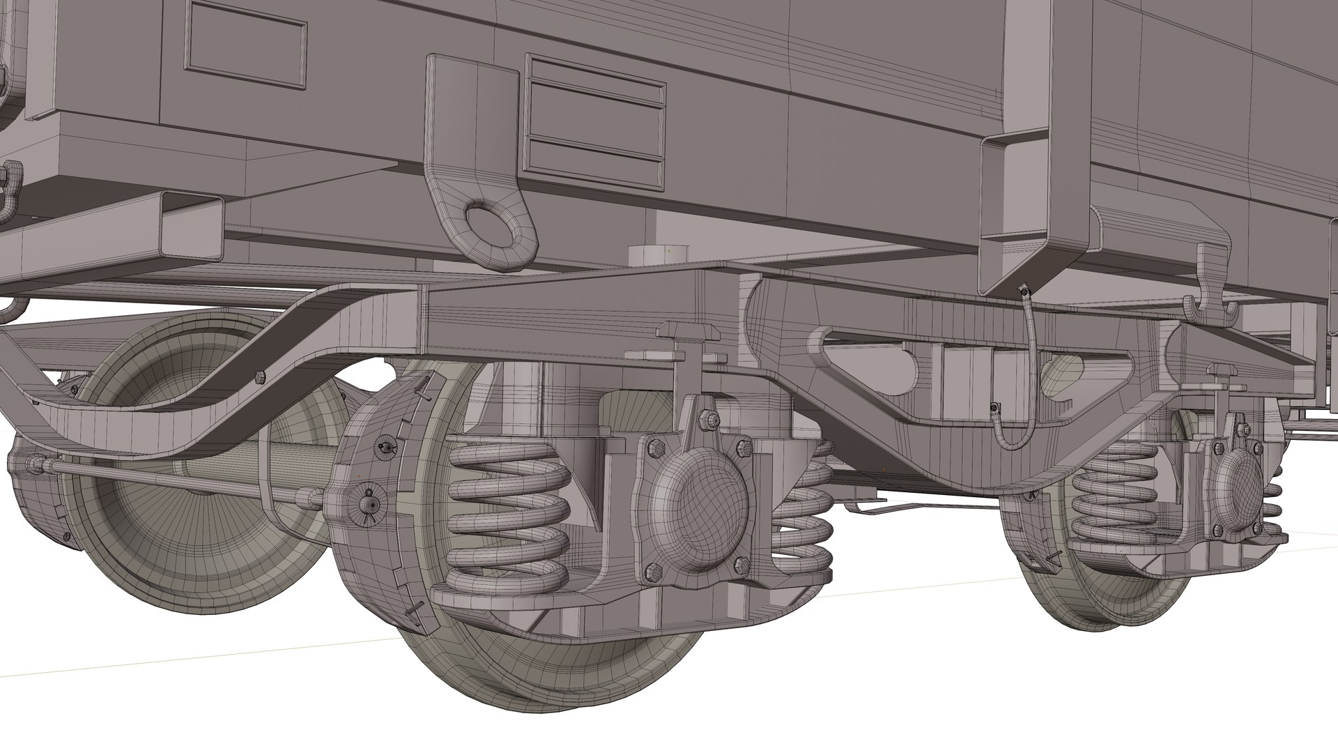 3D Railway Wagon PBR Model - TurboSquid 2103483