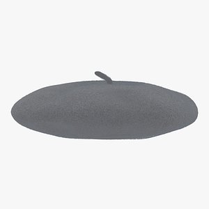 Wool French Beret Grey