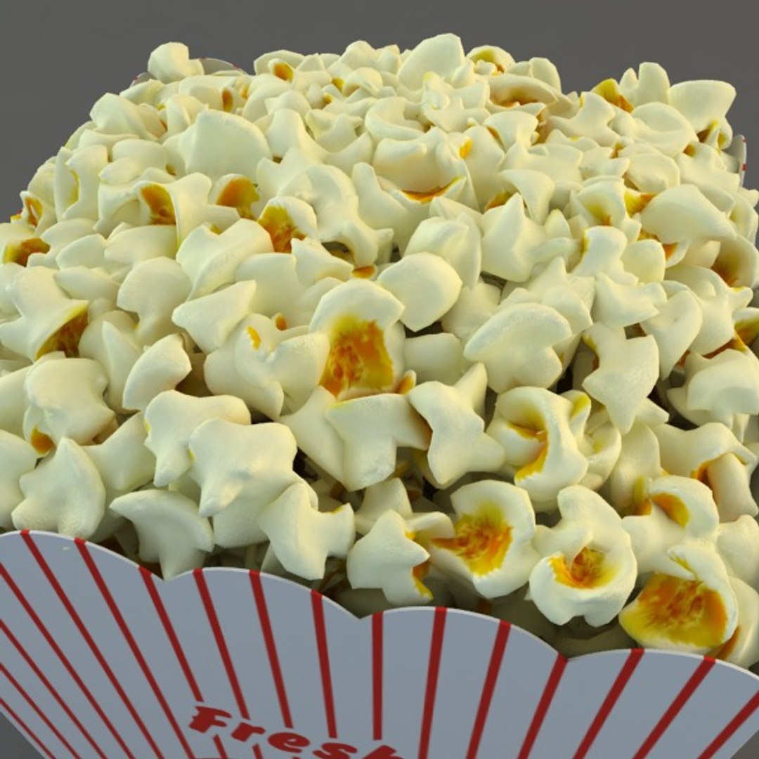 Popcorns Box 3d 3ds