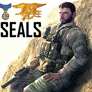 US Navy SEAL ASDS Team 1 (rigged) MAX 8