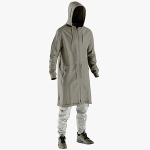Men's Sneakers with Pants, Coat and Tshirt 16