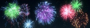 3ds max Fireworks