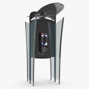 Modern Glass Phone Booth