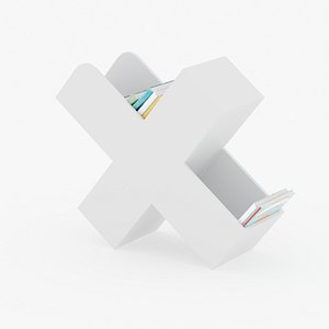 Crate and Barrel X white book caddy