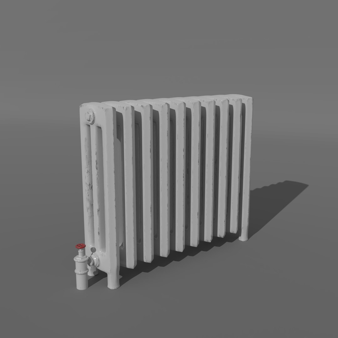 3D Old Radiator - TurboSquid 1546175