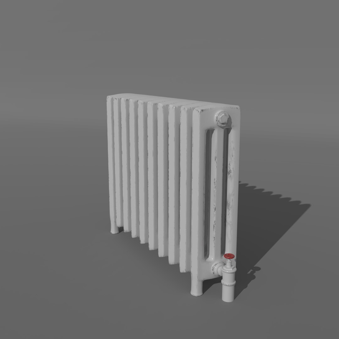 3D Old Radiator - TurboSquid 1546175