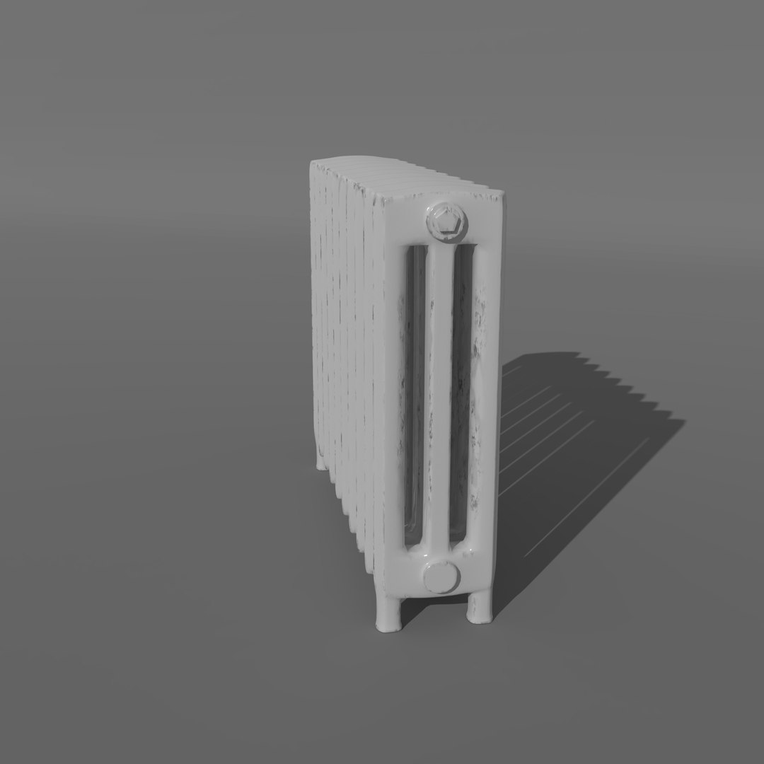 3D Old Radiator - TurboSquid 1546175