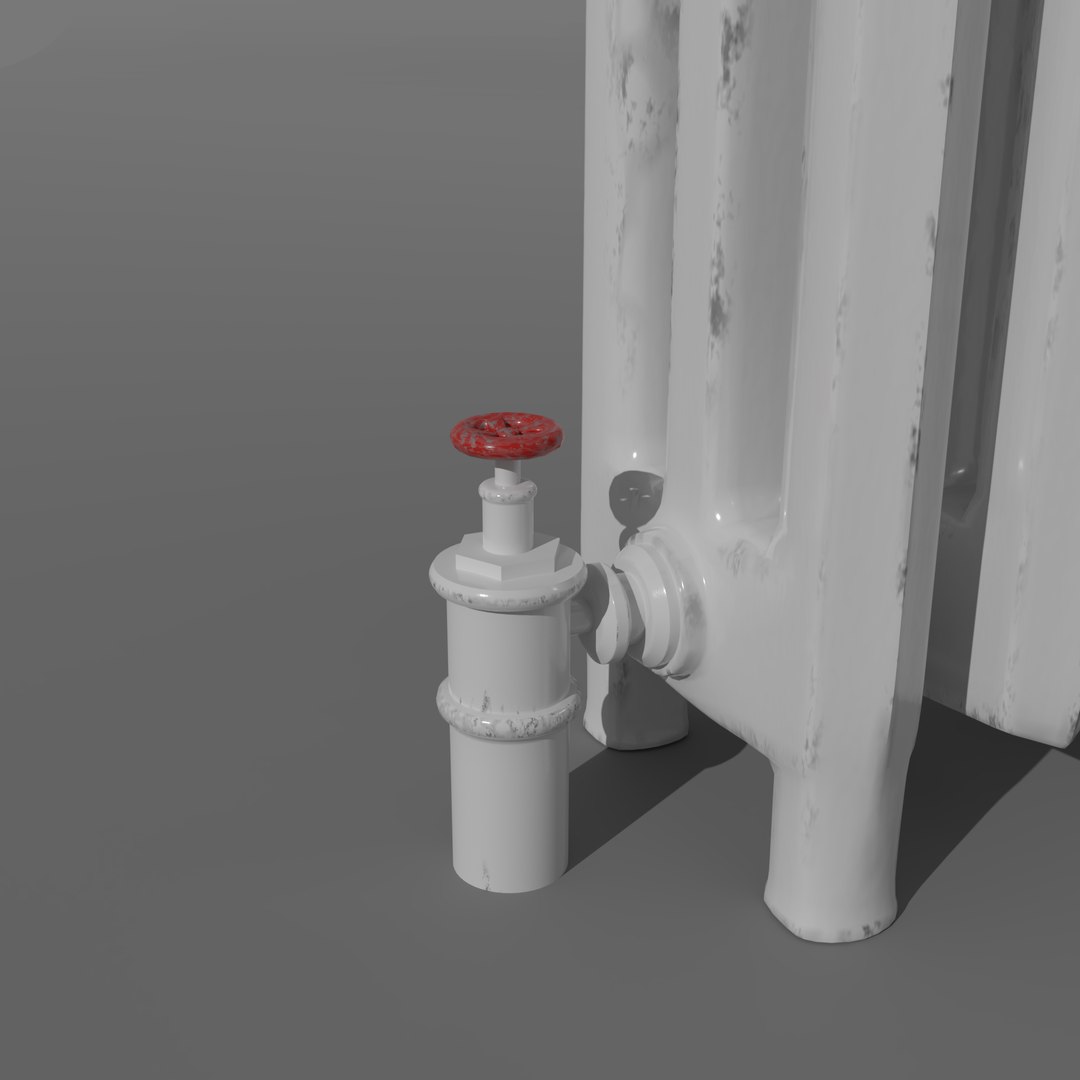 3D Old Radiator - TurboSquid 1546175
