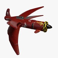 Dieselpunk Fantasy Jet Plane