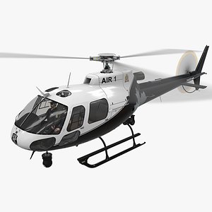 AS-350 Edmonton Police Service Animated