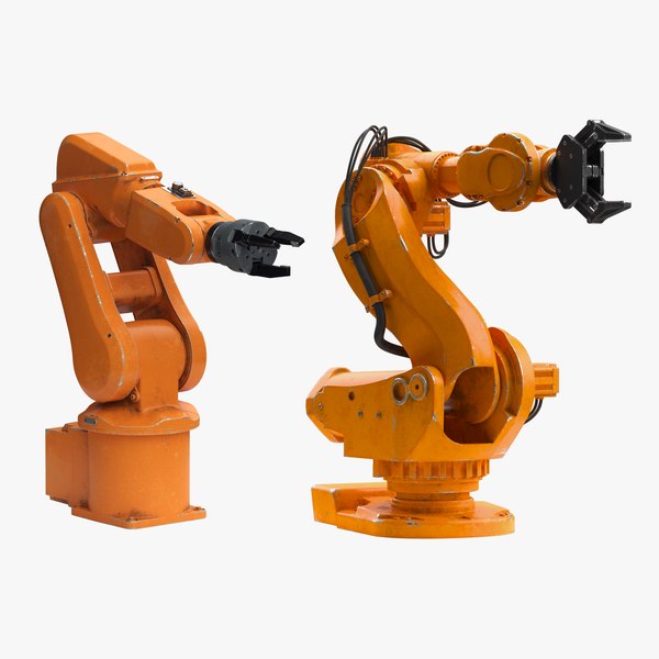 2 Industrial Robots Set 3D model