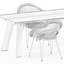 Roxy armchair and P68 Table