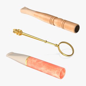 Cigarette Holders Collection 3D model