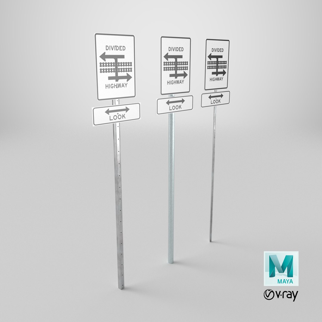 3D Road Signs - Railroad And Light Rail Transit Sign Assembly https://p.turbosquid.com/ts-thumb/Sq/LDdJxO/wO/stemcell_maya_vray_render/png/1779725023/1920x1080/fit_q87/8a319031b3807881798c1626bf54b138d3b1efb7/stemcell_maya_vray_render.jpg