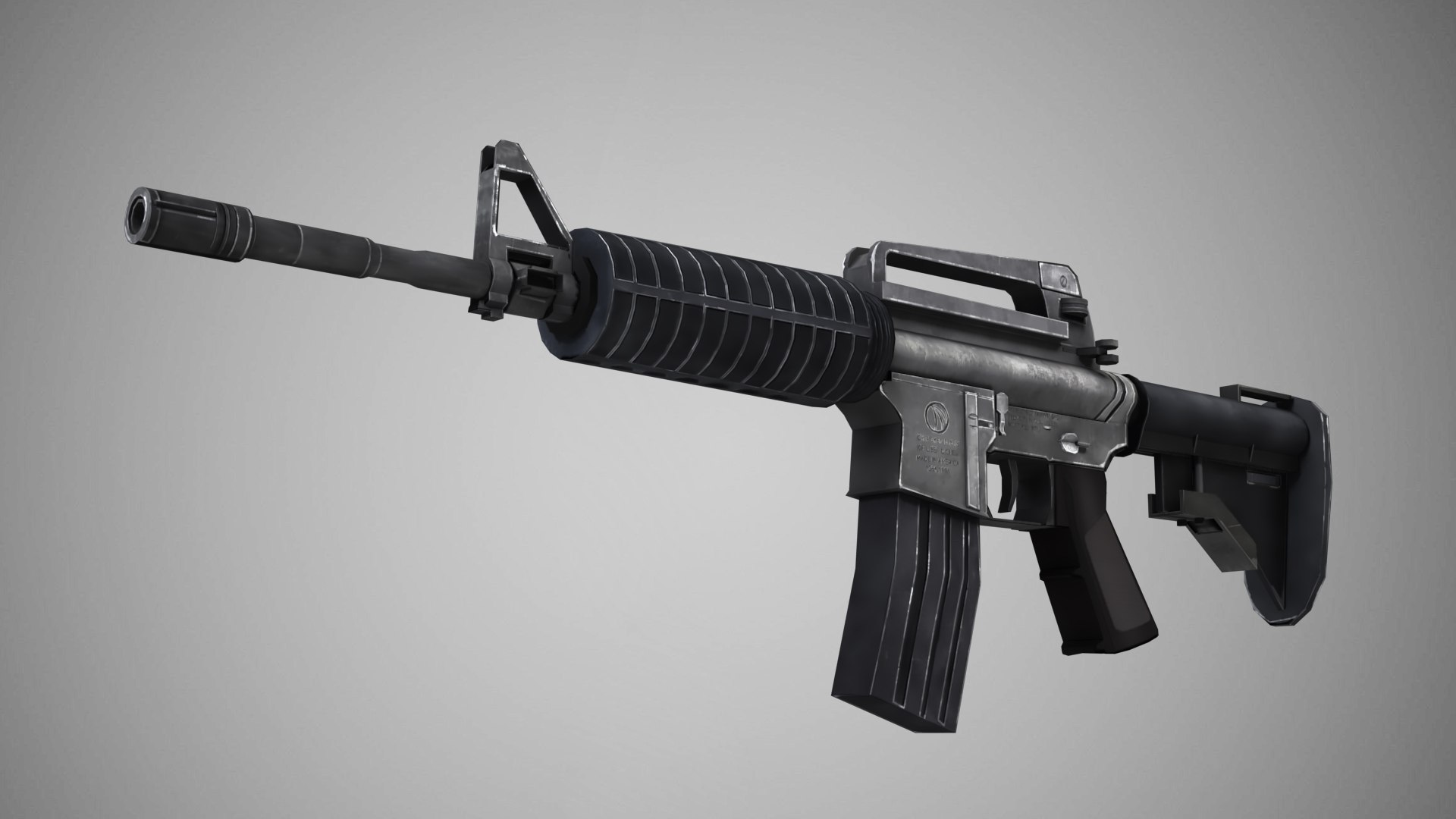 3D Rifle Carbine Colt - TurboSquid 1352868