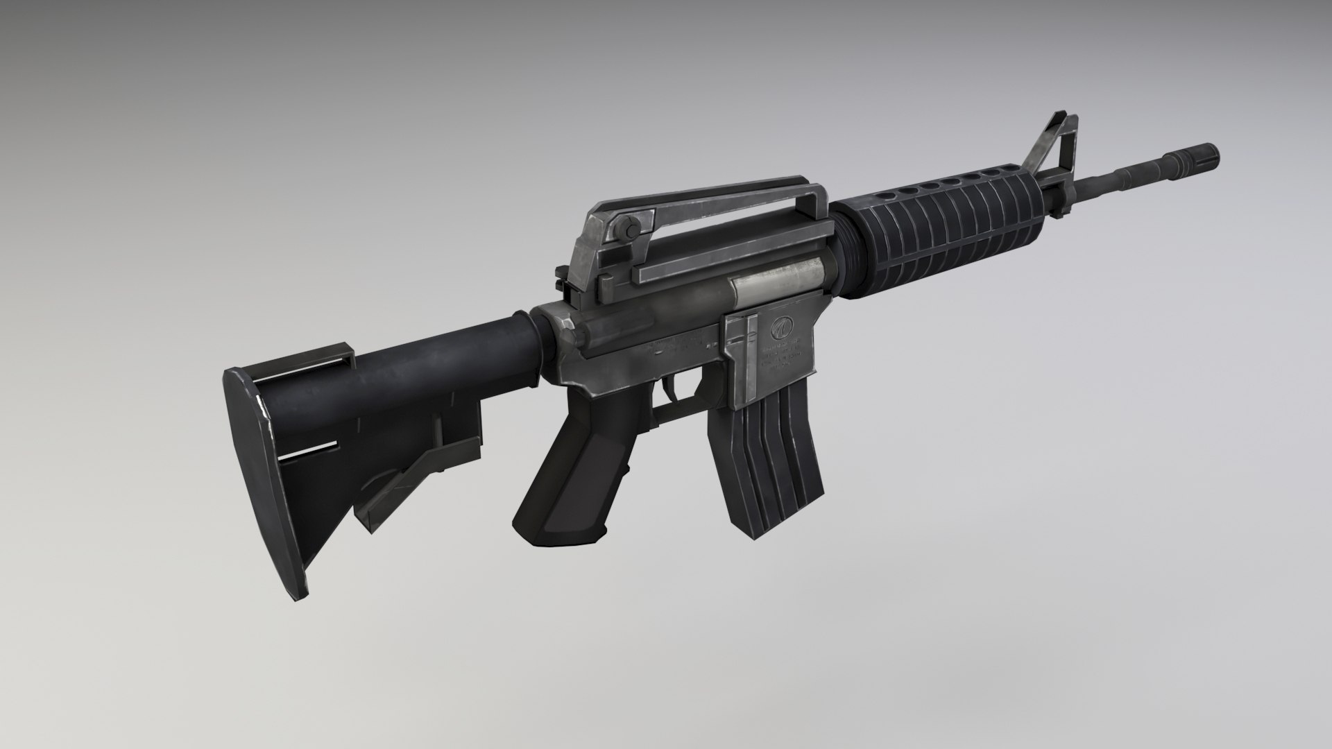 3d Rifle Carbine Colt - Turbosquid 1352868