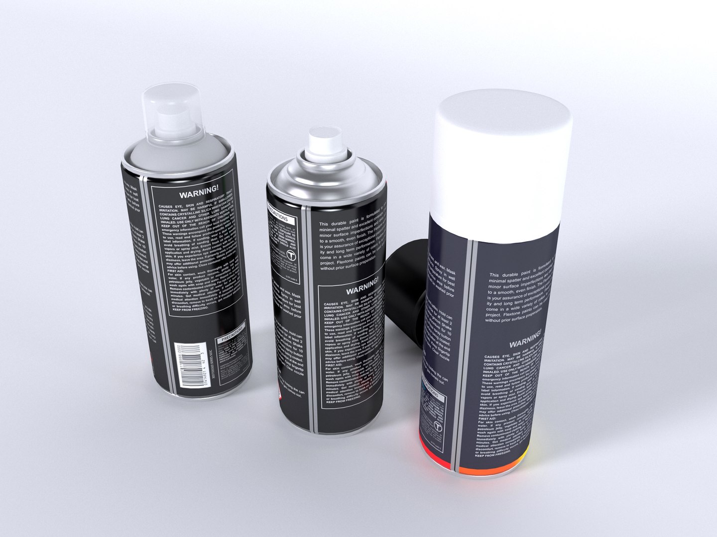 Spray Paint Cans Collection 3D TurboSquid 2146026   Z003 