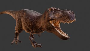 Low Poly Dinosaur 3D Model