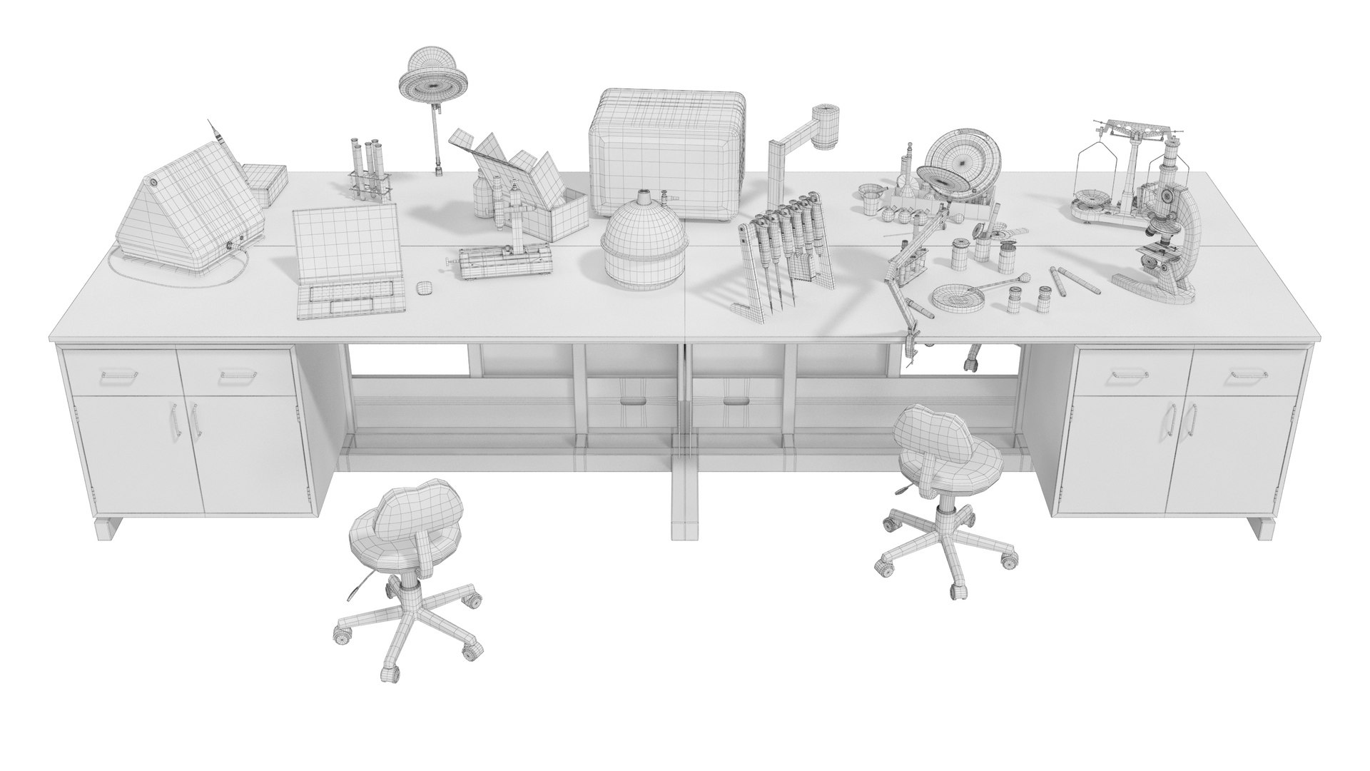 Big Lab Island 3D TurboSquid 1771221